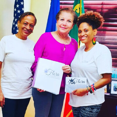 photo of Dr Flora and friends