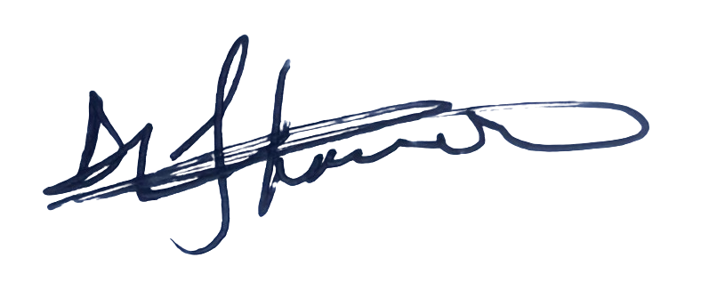 graphic representing the signature of Dr. Flora Luyando, indicating her authenticity as a healthcare provider